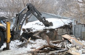 В Центральном округе Тулы стартовал снос незаконных построек