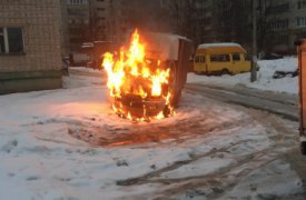 В Алексине вспыхнула 