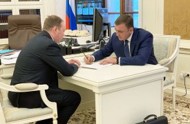 Губернатор Алексей Дюмин встретился с руководителем Администрации Президента РФ