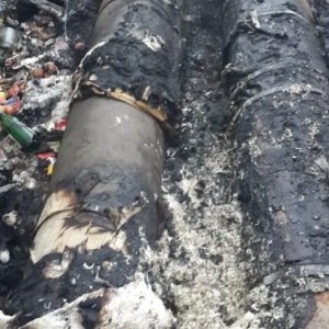 В Ясногорске на теплотрассе сгорел бомж