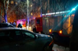 Накануне вечером в Туле на ул. Рабочего полка произошёл пожар в пятиэтажке