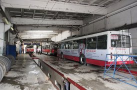 В Туле из-за возгорания встали троллейбусы и трамваи