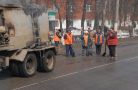 В Туле продолжается ремонт дорог