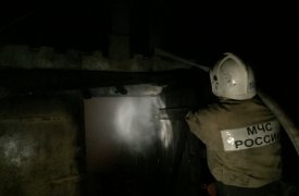 Накануне вечером в Алексине сгорели сараи