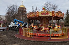 В «Филимоновском» сквере в Заречье заработают карусель и фонтан