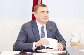 Алексей Дюмин поздравил жителей Плавска с Днем города