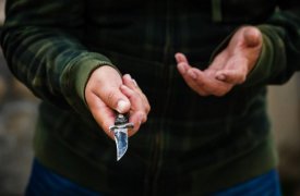В Алексине внук напал на бабушку с ножом, но её спасли соседи про даче