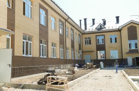 Строительство новой школы в Туле подходит к завершению