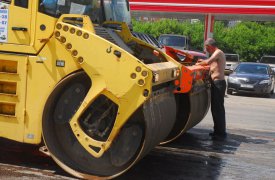 В Туле продолжается ремонт дорог и тротуаров