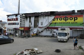 Пожар в щекинском торговом центре «Фатай»: новые подробности