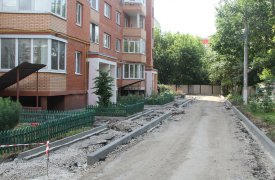 Тульские дворы продолжают приводить в порядок