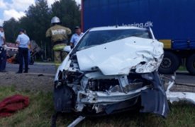 В Тульской области перевернулся «КамАЗ» с кирпичами