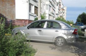 В Туле водитель «Шевроле» сбил во дворе ребенка на велосипеде