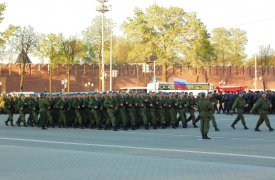 Вечером, 7 мая, в Туле пройдет генеральная репетиция Парада Победы