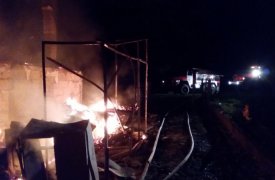 В Ясногорском районе сгорела дача