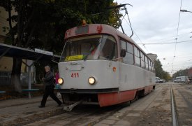 Движение трамваев по ул. Оборонной в ночное время будет приостановлено