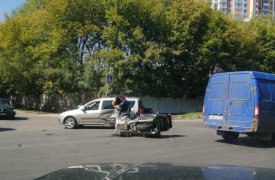 В Туле на улице Оборонной мотоциклист попал под колеса