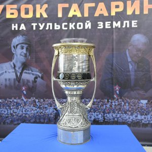 Хоккейный трофей: в Тулу привезли Кубок Гагарина