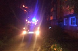 Ранним утром на пожаре в Щекине спасли детей