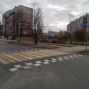 В Туле модернизируют пешеходный переход на ул. Кутузова