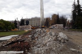 Ремонт площади Победы в Туле: работы приостановят до 2020 года
