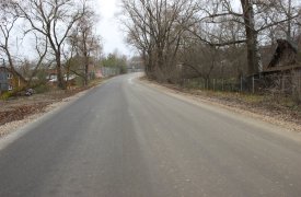 В деревне под Тулой сделали дорогу на 14,88 миллионов рублей