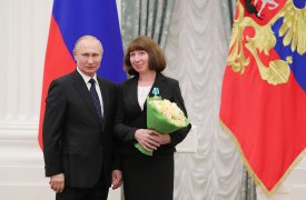 Владимир Путин наградил тулячку орденом Дружбы