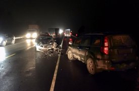 В результате ДТП под Тулой пострадали три человека
