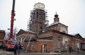 В Туле на колокольне храма Рождества Христова установят новый шпиль