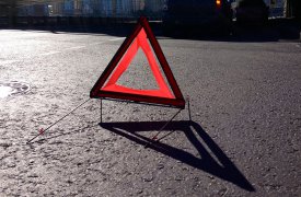 В Туле на Оборонной два внедороджника устроили ДТП