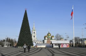 В Туле главная елка на площади Ленина будет стоять до Крещения
