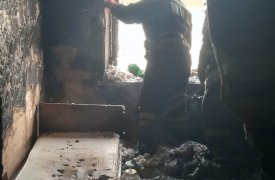 В Тульской области пожарные из огня спасли человека