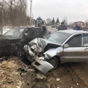 ДТП на трассе «Тула-Новомосковск»: оба водителя госпитализированы с травмами