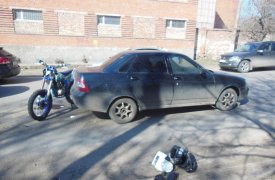 Под Тулой 22-летний парень на мотоцикле попал в ДТП