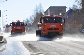 Пандемия коронавируса: в Туле дезинфицируют дороги и тротуары