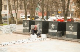 Благоустройство площади Победы в Туле завершат к 1 мая