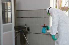 Дезинфекция превыше всего: на тульском «СПЛАВЕ» принимают все необходимые меры для борьбы с коронавирусом