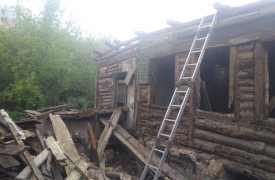 В Пролетарском районе Тулы сносят нежилые ветхие дома