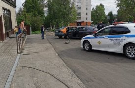 В Туле водитель легковушки пытался скрыться от сотрудников ДПС