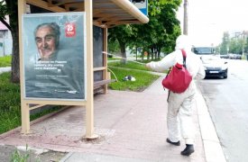 В Туле продолжают дезинфицировать транспорт и остановки
