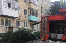 При пожаре в многоэтажке под Тулой пострадал человек