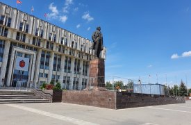 До сентября 2020 в Туле отремонтируют памятник Ленину на главной площади