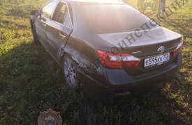 При аварии в Тульской области перевернулся автомобиль. Пострадал 8-летний мальчик