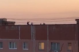 В Пролетарском районе Тулы подростки выбрали крышу местом для развлечений