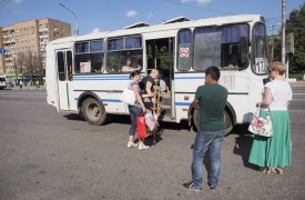 В Новомосковске автобус ПАЗ перевозил людей без лицензии