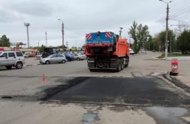 В Туле проходит аварийно-восстановительный ремонт дорог