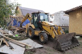 В Туле снесли семь цыганских самостроев