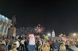 День города Тулы закончился праздничным салютом