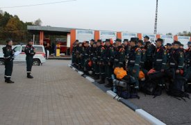 Тульские спасатели помогают тушить пожары в Воронежской области
