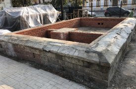 В Туле продолжаются работы по спасению последней водоразборной будки XIX века